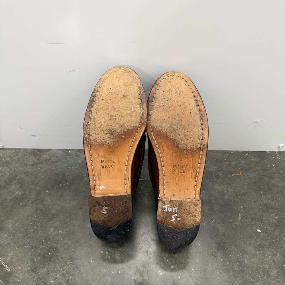 Allen Edmonds Woodstock Loafers Kiltie Tassel Woman's Shoes Sz 6 1/2 B Made USA - Picture 8 of 9